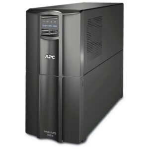 APC Smart-UPS, Line Interactive, 3kVA, Tower, 230V, 8x IEC C13+1x IEC C19 outlets, SmartSlot, AVR, LCD